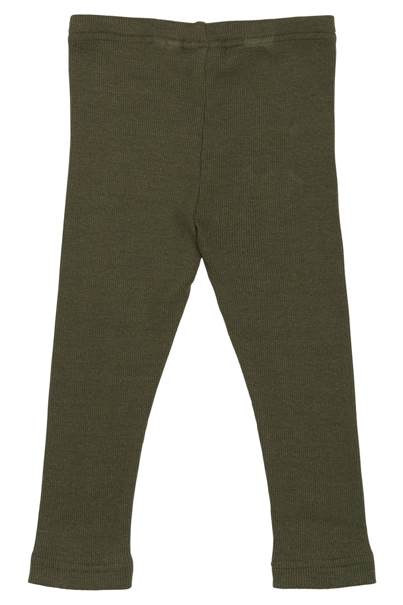 Petit Piao Leggings Modal - Green Leaf