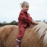 Petit Piao Greta Bukser - Deep Claret Flower