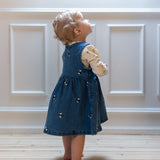 Petit Piao Jubii Spencer Cowboy Kjole - Light Blue