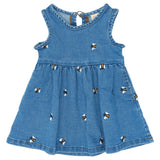 Petit Piao Jubii Spencer Cowboy Kjole - Light Blue