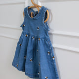 Petit Piao Jubii Spencer Cowboy Kjole - Light Blue