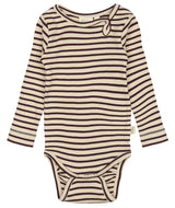 Petit Piao Body Modal Striped - Dark Grape