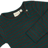 Petit Piao Body Modal Striped - Dark Sea/Coffe Bean