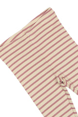 Petit Piao Leggings Modal Striped - Nostalgic Rose/Off White