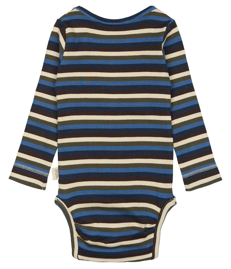 Petit Piao Body Modal Multi Striped - True Navy