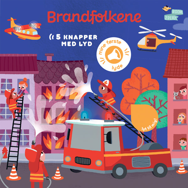 Forlaget Room2Play Pegebog m. lyd - Brandfolkene