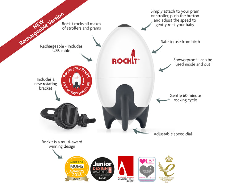 Rockit MK2 The Baby Rocker - Genopladelig