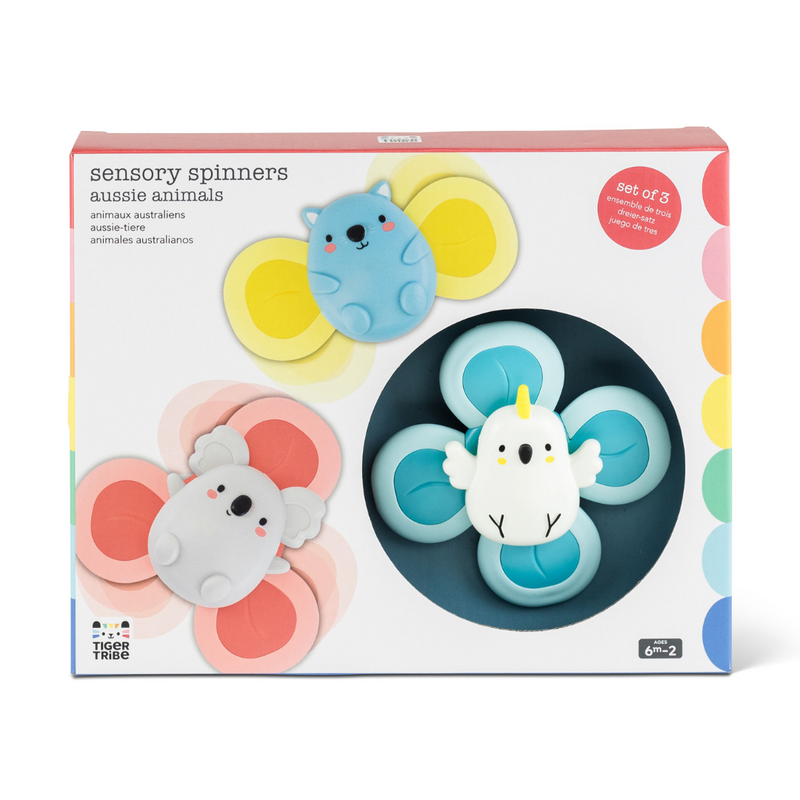 Tiger Tribe Sensory Spinners - Aussie Animals