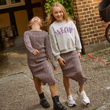 The New Pet Long Pleat Nederdel - Feather Gray
