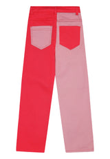 The New Jaleigh Wide Jeans - Geranium