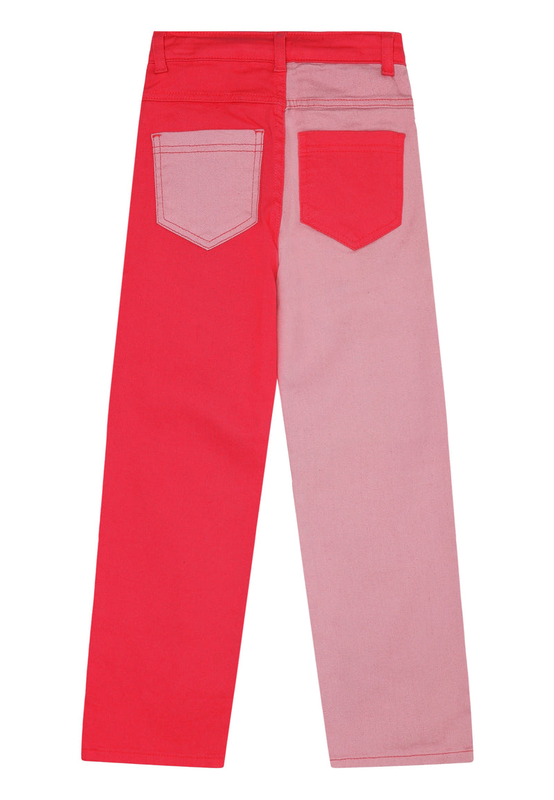 The New Jaleigh Wide Jeans - Geranium