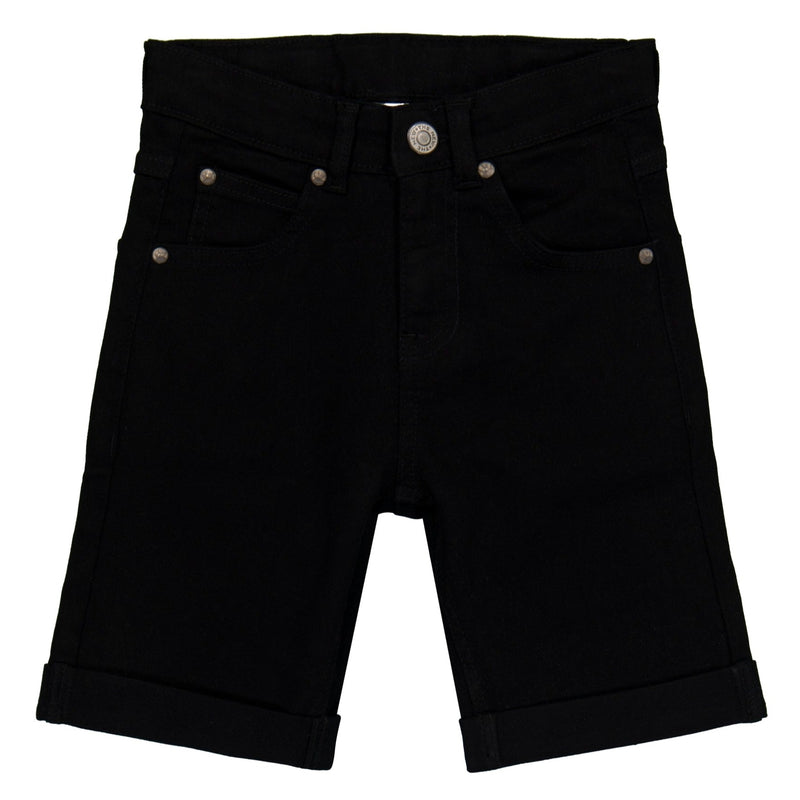 The New Slim Denim Shorts - Black