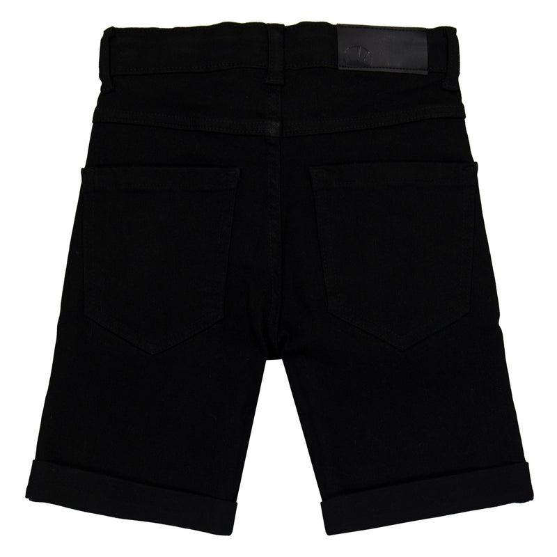 The New Slim Denim Shorts - Black