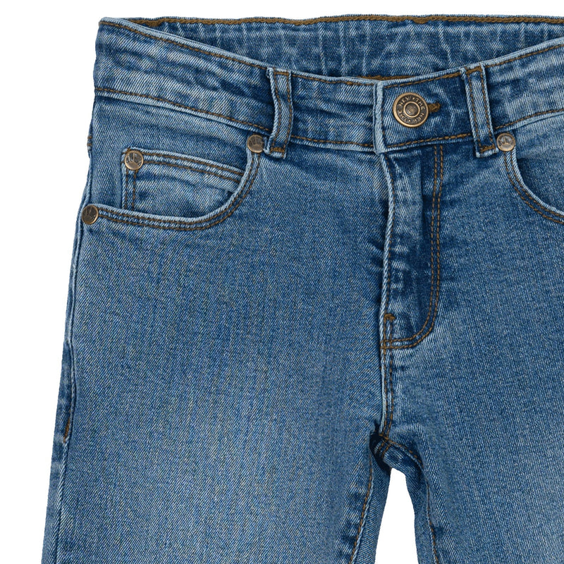 The New Laflared Jeans - Medium Blue Denim