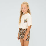 The New Orella Shorts - Feather Gray Leo