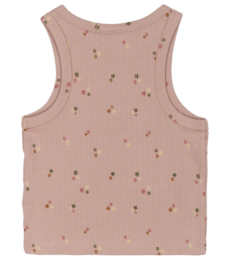 The New Oreta Rib Top - Adobe Rose