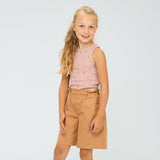 The New Oreta Rib Top - Adobe Rose