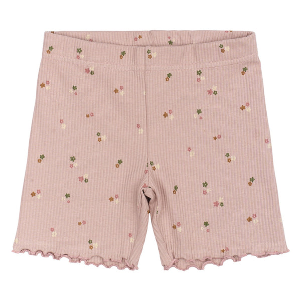 The New Oreta Rib Shorts - Adobe Rose