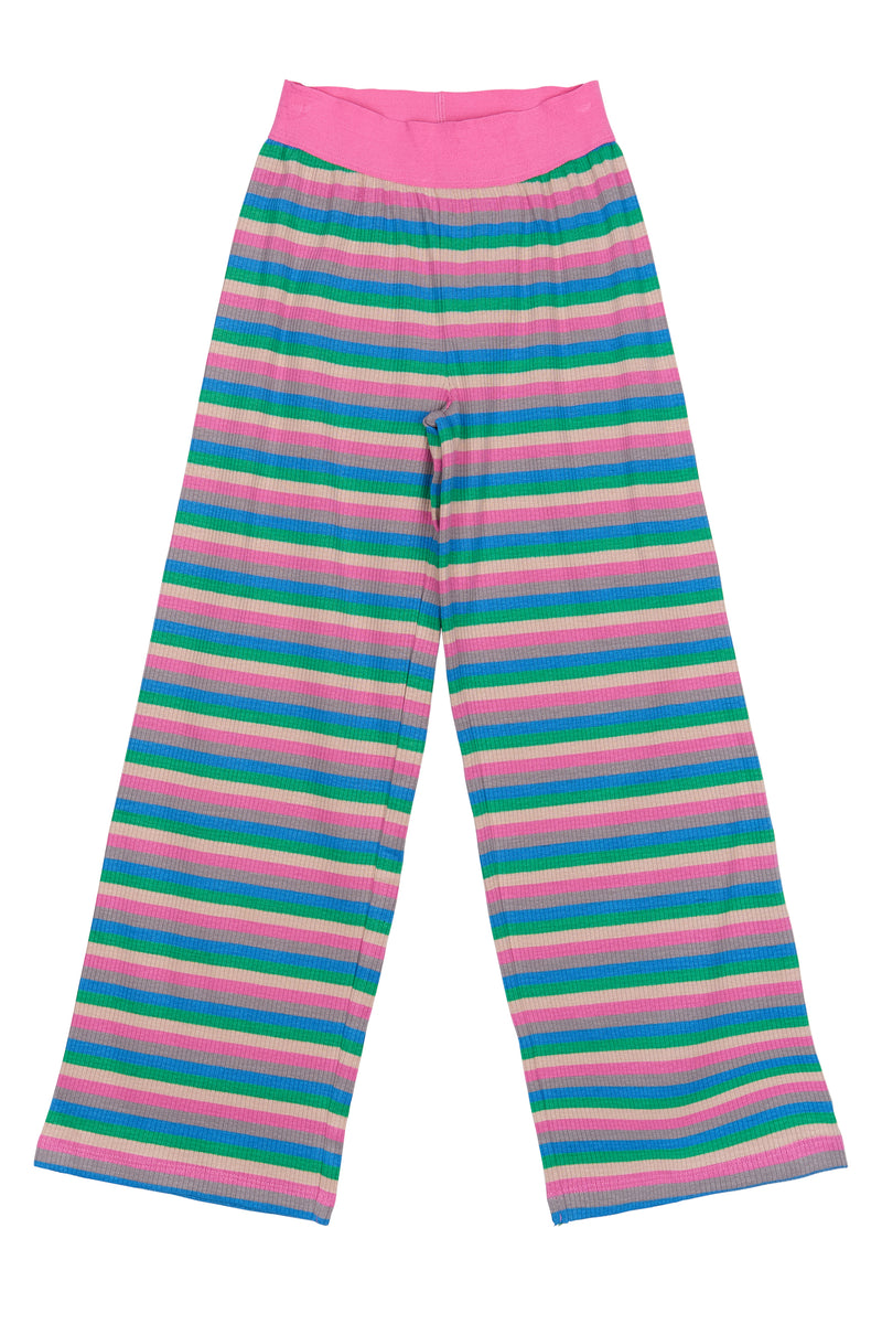 The New Piper Wide Rib Bukser - Multi Striped