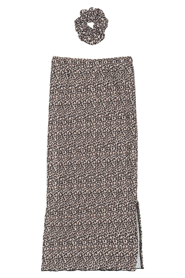 The New Pet Long Pleat Nederdel - Feather Gray