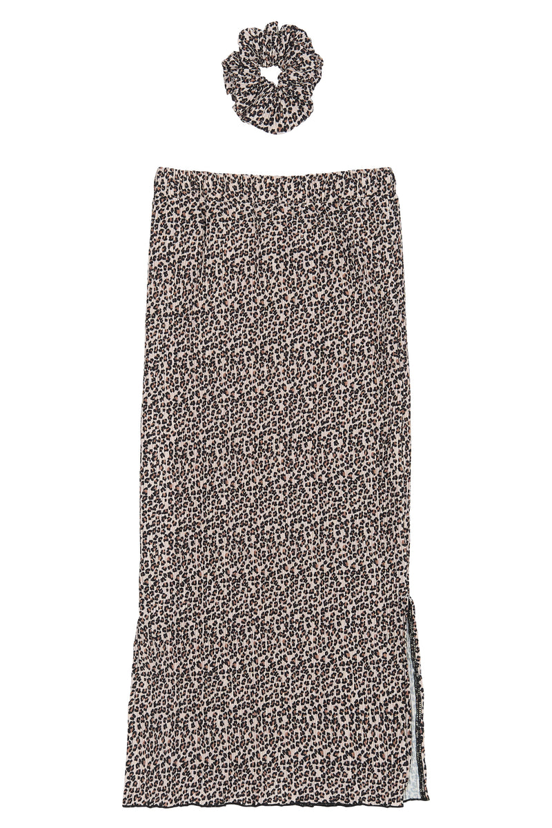 The New Pet Long Pleat Nederdel - Feather Gray