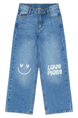 The New Purity Wide Jeans - Medium Blue