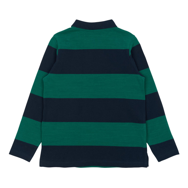 The New Pino Pique Polo - Navy Blazer Striped