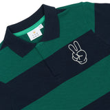 The New Pino Pique Polo - Navy Blazer Striped