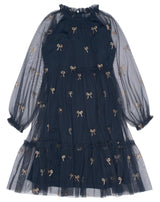 The New Rudelle Tyl Kjole - Navy Blazer