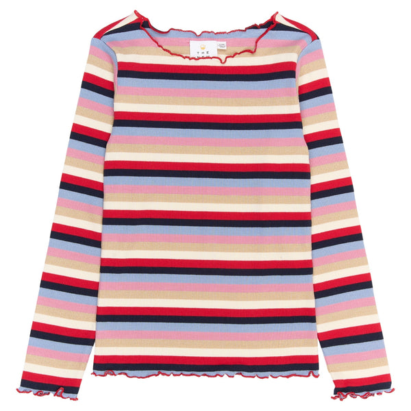 The New Rosie Bluse - Multi Striped