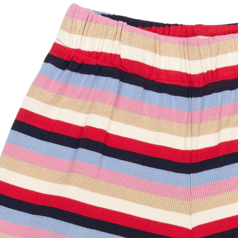 The New Rosie Wide Rib Bukser - Multi Striped