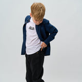 The New Rick Skjorte - Navy Blazer Melange
