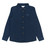 The New Rick Skjorte - Navy Blazer Melange