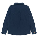 The New Rick Skjorte - Navy Blazer Melange