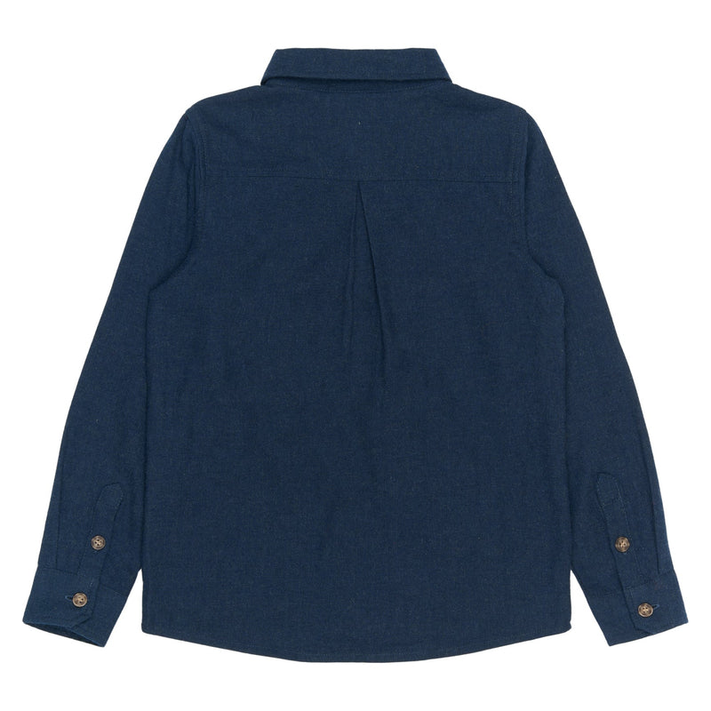 The New Rick Skjorte - Navy Blazer Melange