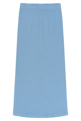 The New Tove Lang Rib Nederdel - Forever Blue