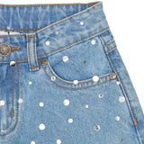 The New Romina Denim Shorts - Light blue