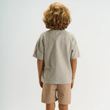 The New Teddy T-Shirt - Light Grey Melange
