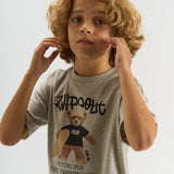 The New Teddy T-Shirt - Light Grey Melange