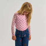 The New Vandelia Mesh Bluse - Pink Lavender