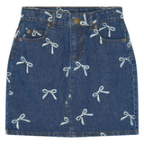 The New Virginia Denim Nederdel - Medium Blue