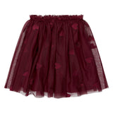 The New Vohanna Tyl Nederdel - Burgundy