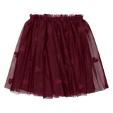 The New Vohanna Tyl Nederdel - Burgundy