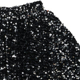 The New Yarlin Sequin Palliet Nederdel - Black Beauty