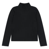The New Yvette Rib Bluse - Black Beauty