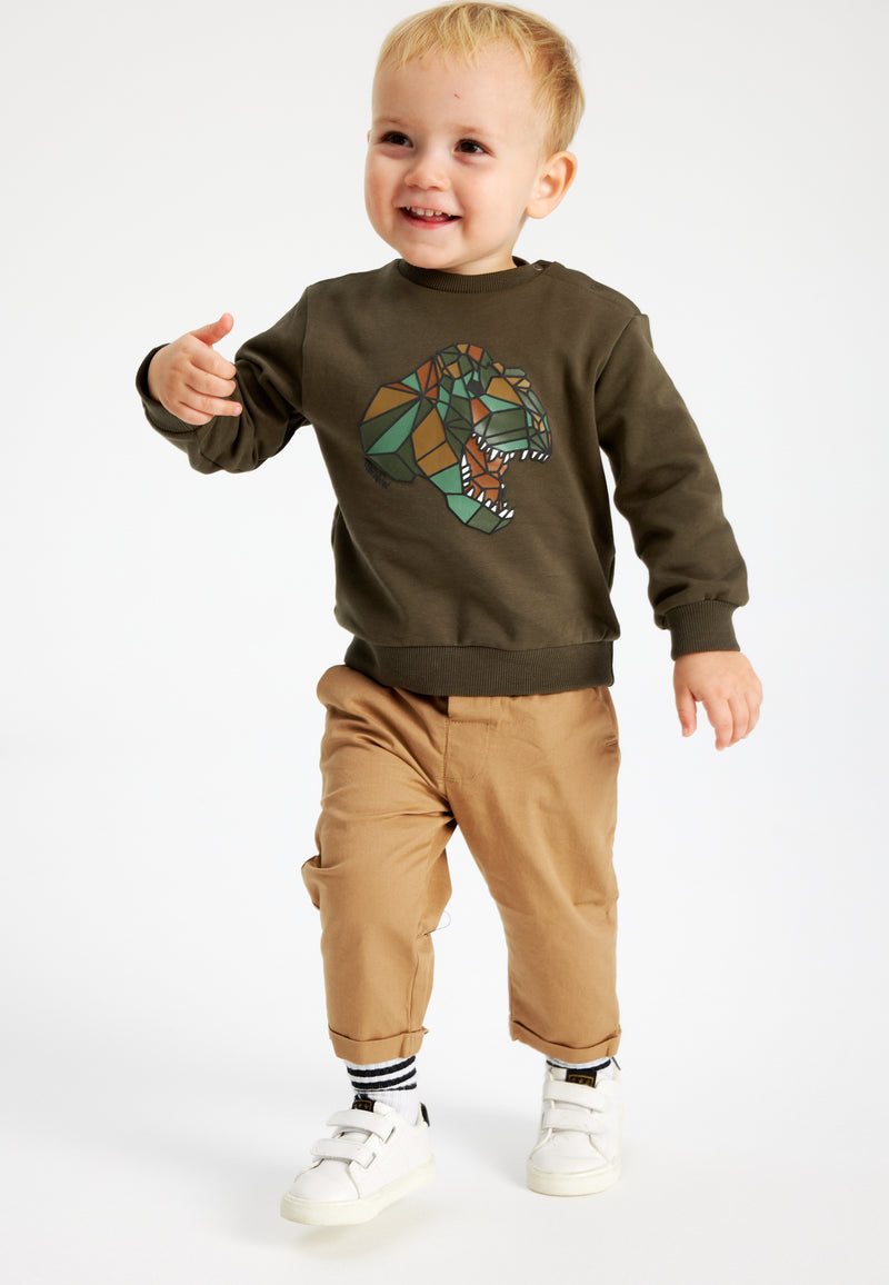 The New Siblings Luigi Sweatshirt - Ivy Green