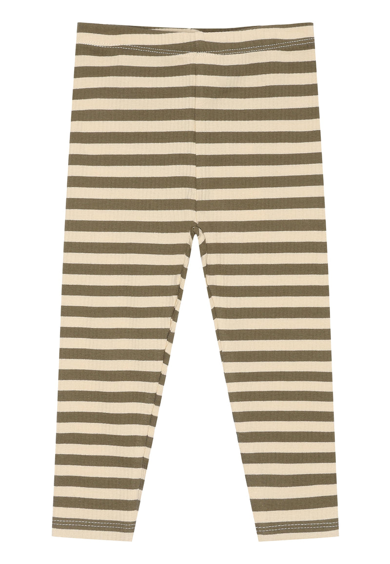 The New Siblings Fro Rib Leggings - Ivy Green