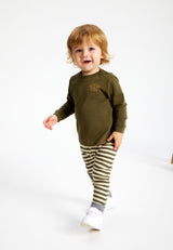 The New Siblings Fro Rib Leggings - Ivy Green