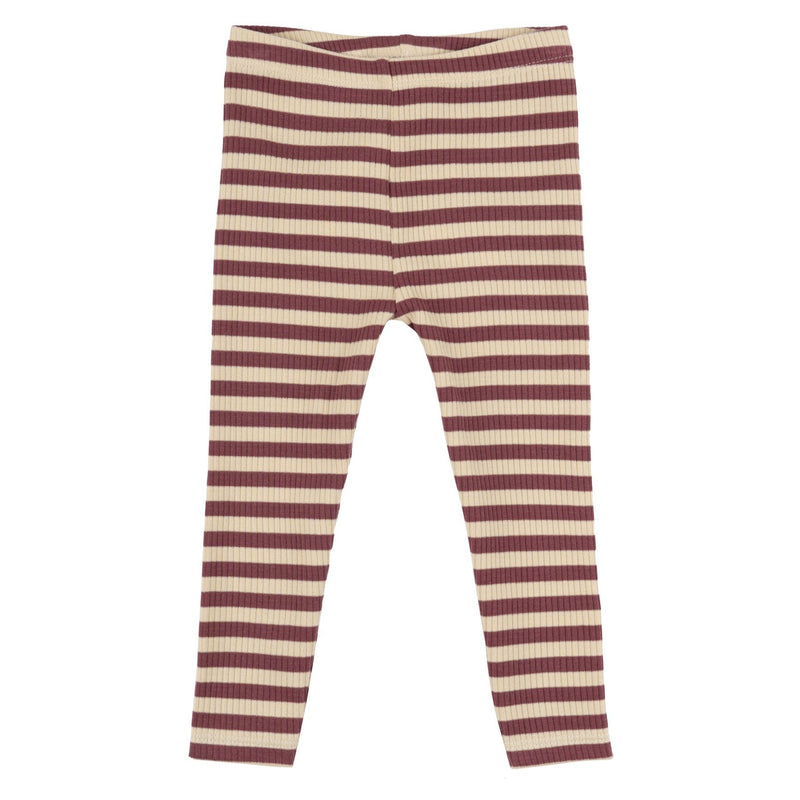 The New Siblings Fro Rib Leggings - Crushed Berry