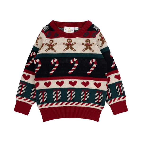 The New Siblings Holiday Strik Pullover